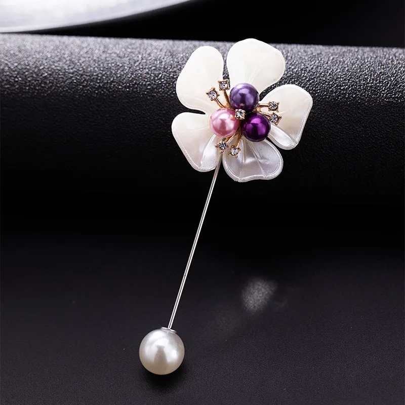 

Роскошные Броши для женщин, броши в виде камелии с полым жемчугом для женской одежды
