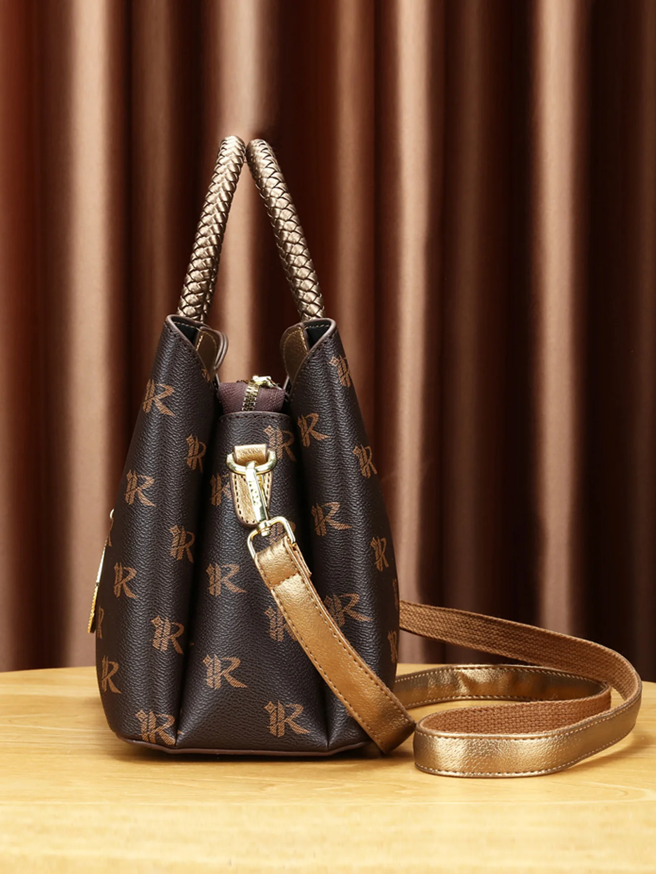 Элегантная Женская Сумка Через Плечо С Винтажным Принтом Для Путешествий. Модная