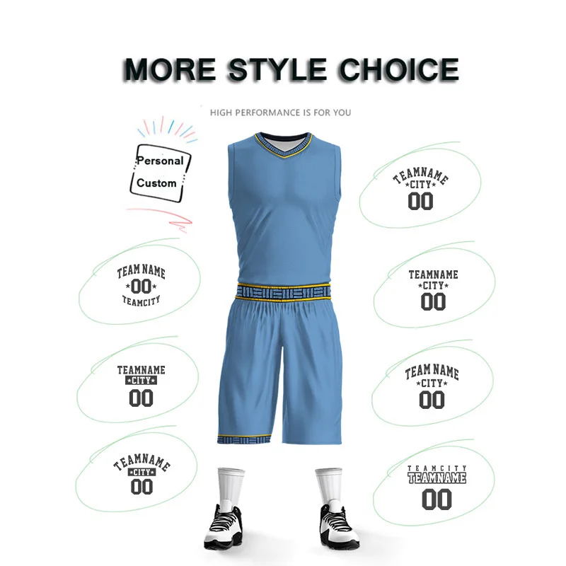 Basketball Sets For Men Custom Team Name Number Full Sublimation Printed Jerseys Shorts Quickly Dry Training Tracksuits Unisex