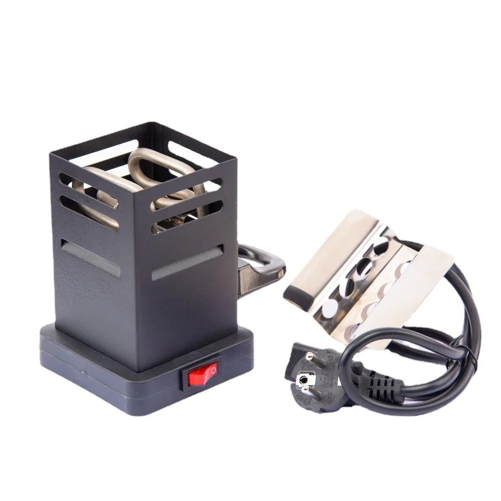 

220V 600W Hot Sale Black Shisha Hookah Charcoal Stove Heater Coal Burner Hot Plate Chicha Narguile Accessories EU Plug