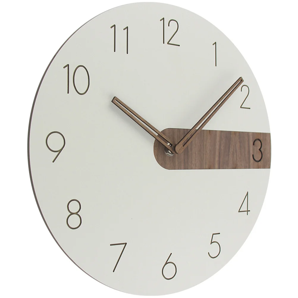 

Wooden Wall Clock Vintage Decorative Wall Clock For Bedroom Living Room Kitchen Cafe Office