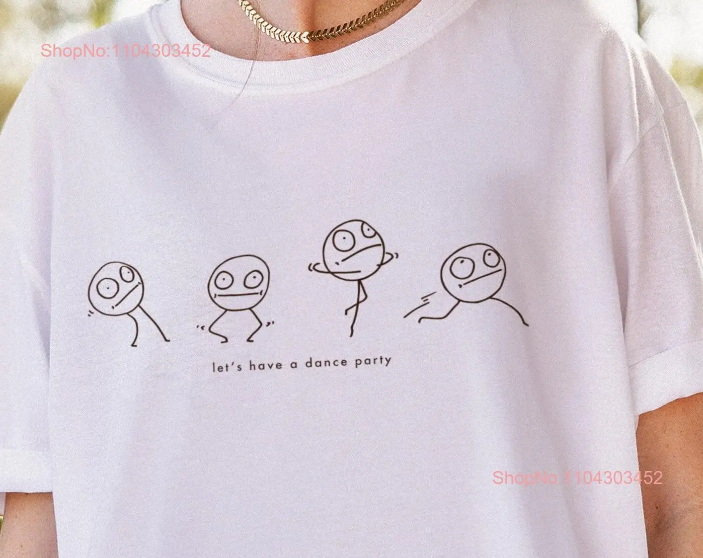 Забавная футболка Давайте есть танцевальная вечеринка милая для учителя