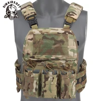 sinairsoft quick release molle system v5 pc tactical vest with back zipper module for paintball hunting accessories