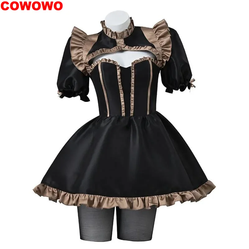 COWOWO Fate/Grand Order FGO Ishtar Astarte Space Maid Uniform Dress Косплей Костюм Хэллоуин Карнавал Вечеринка