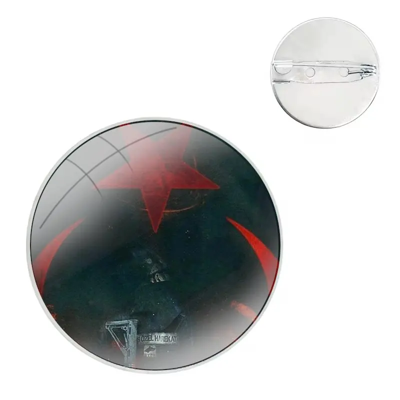 Значок для одежды украшение рюкзака Подарочный флаг Турции Анталья Мустафа