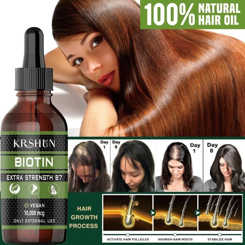 2022 Biotin быстрое масло для роста волос сыворотка восстановления филировка лечение