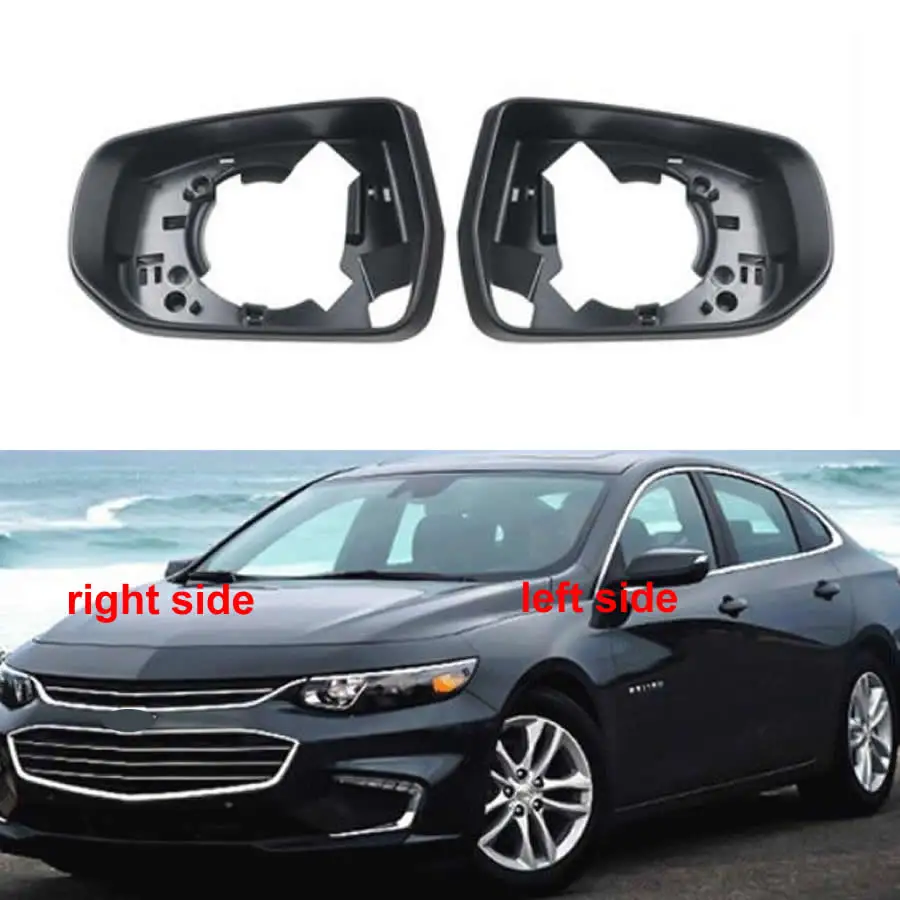 

For Chevrolet Malibu XL 2016 2017 2018 2019 2020 2021 2022 Door Wing Mirror Holder Rearview Mirror Trim Ring Housing Frame