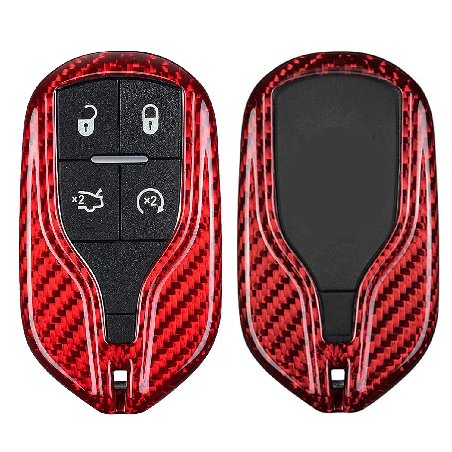 Углеродное волокно Maserati защитный чехол для ключей Quattroporte Ghibli 2017-up Levante