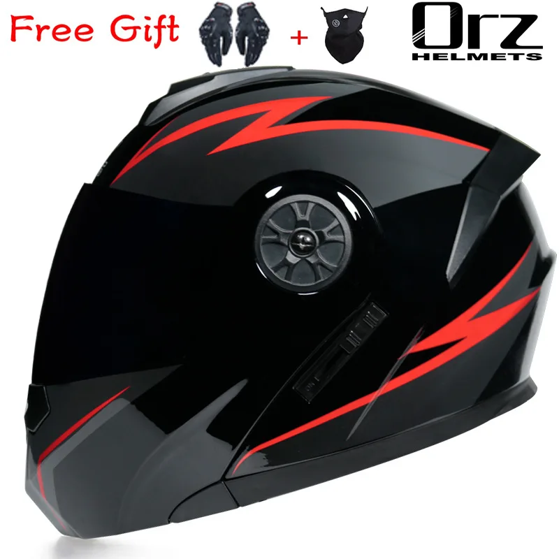 Dot Approved Motorcycle Helmets High Quality Flip Up Helmet Abs Full Face Motorcycle Helmets Racing Helmet