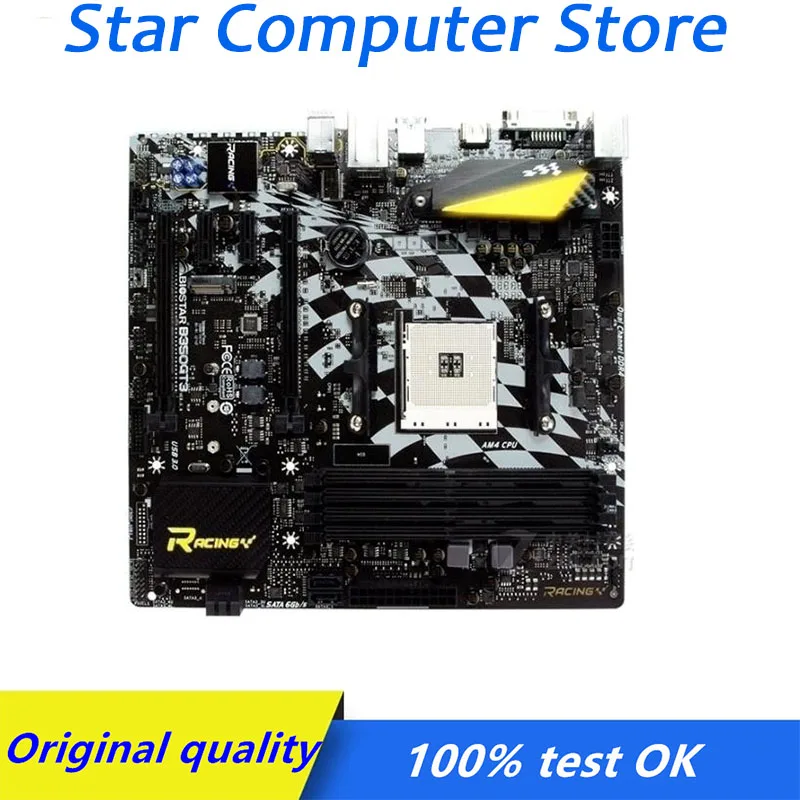 

Оригинальная настольная материнская плата Socket AM4 Biostar B350GT3 DDR3 PCI-E 3,0 для AMD B350 б/у материнская плата