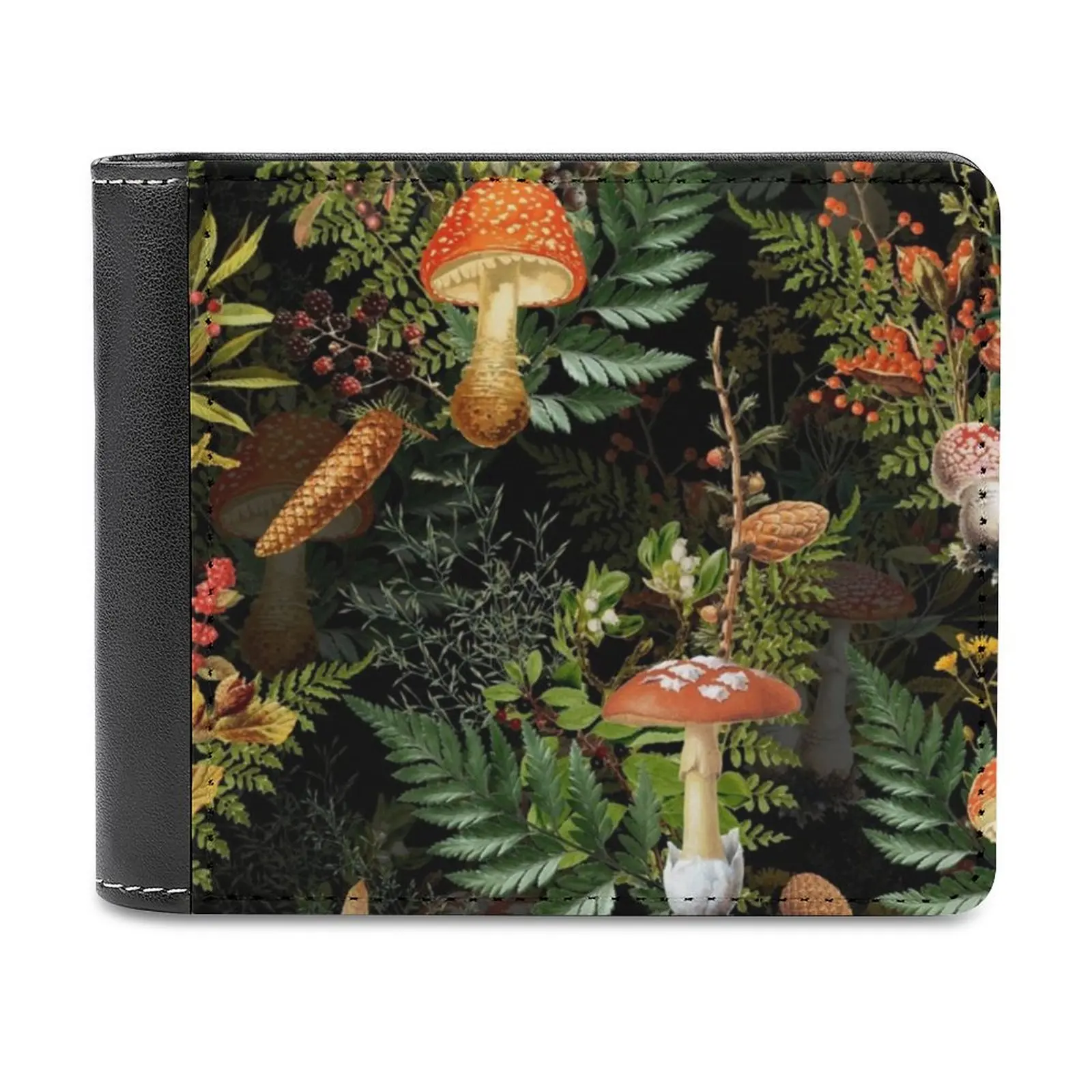 

Винтажные тотабуреты в лесу, новинка, модный мужской кошелек из искусственной кожи, женские кошельки, персонализированные кошельки, тотабурет