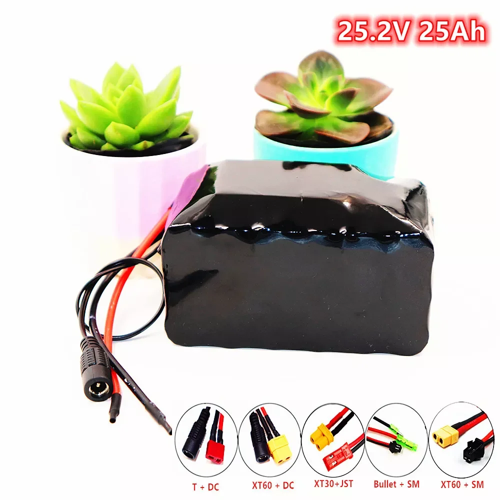 

2021 New 24V 25Ah 6S3P 18650 Battery Lithium Battery pack 25.2v 25000mAh Electric Bicycle Moped /Electric/Li ion Battery Pack