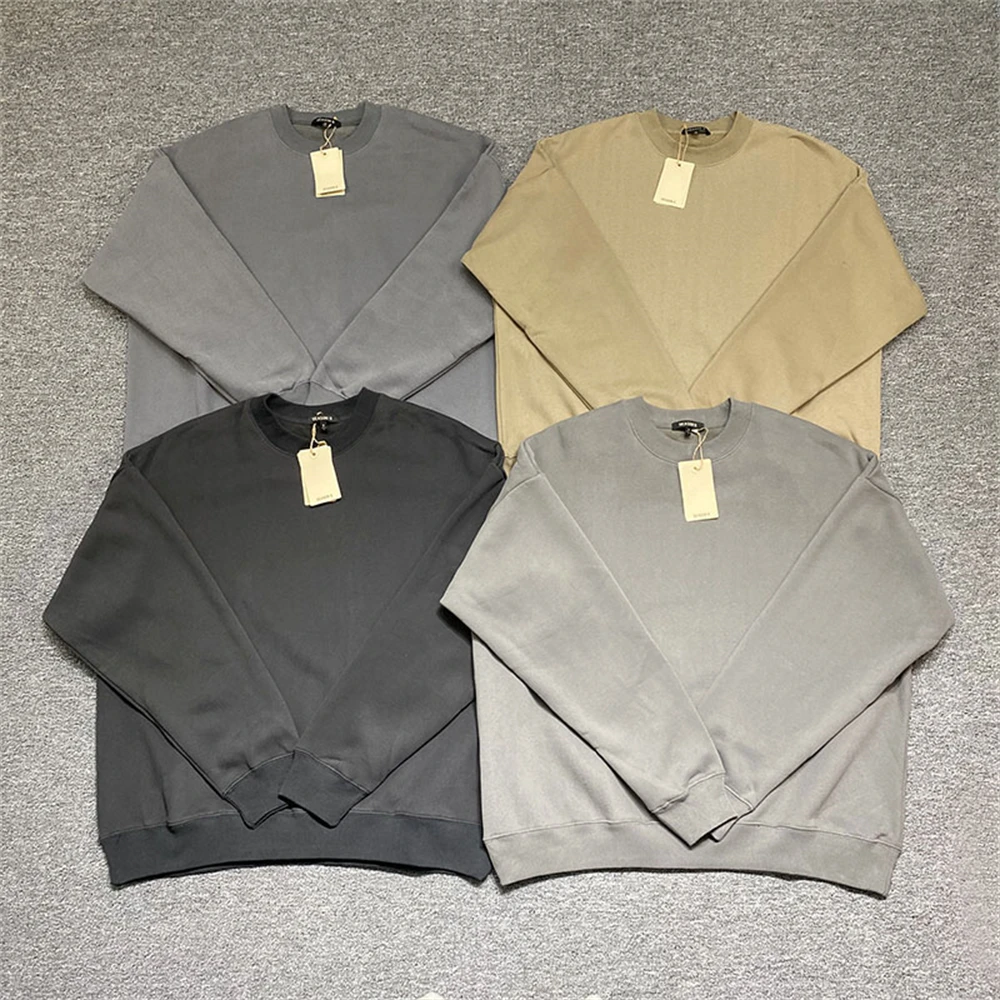

Men Solid Winter Sweatshirts Kanye West Season 6 Loose Sweatshirt Women Fashion Streetwear Oversized Hoodies Clothing Pullover