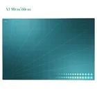 Двухсторонний коврик для резки A1, большая режущая пластина из ПВХ с белым сердечником, вырезанная модель, долгий срок службы, 90x60x3 см