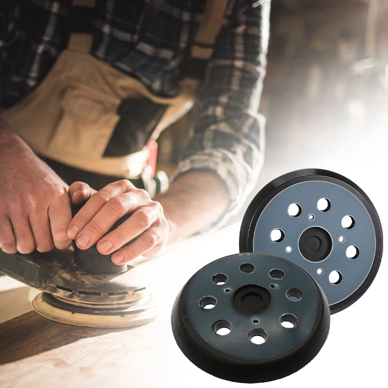 

1pcs 5 Inch 8 Holes 125mm Hook Loop Sanding Backing Pad Electric Orbital Sander Disk Discs Porter Cable Backup Stick on Pad