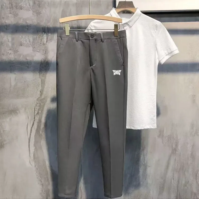 Spring/Summer 2023 New Men's Golf Fashion Capris High Quality Men's Golf Stretch Pants Leisure Business