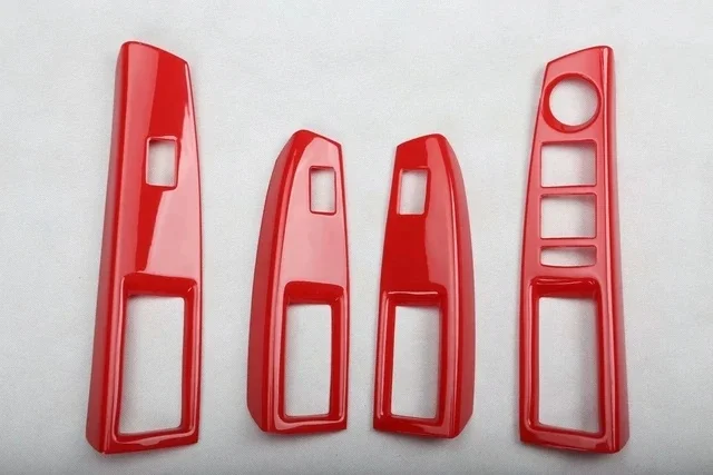 

Аксессуары для Chevy Chevrolet Cruze 2009-2014 2015, украшение интерьера из углеродного волокна, наклейки из АБС-пластика, панель управления окошком