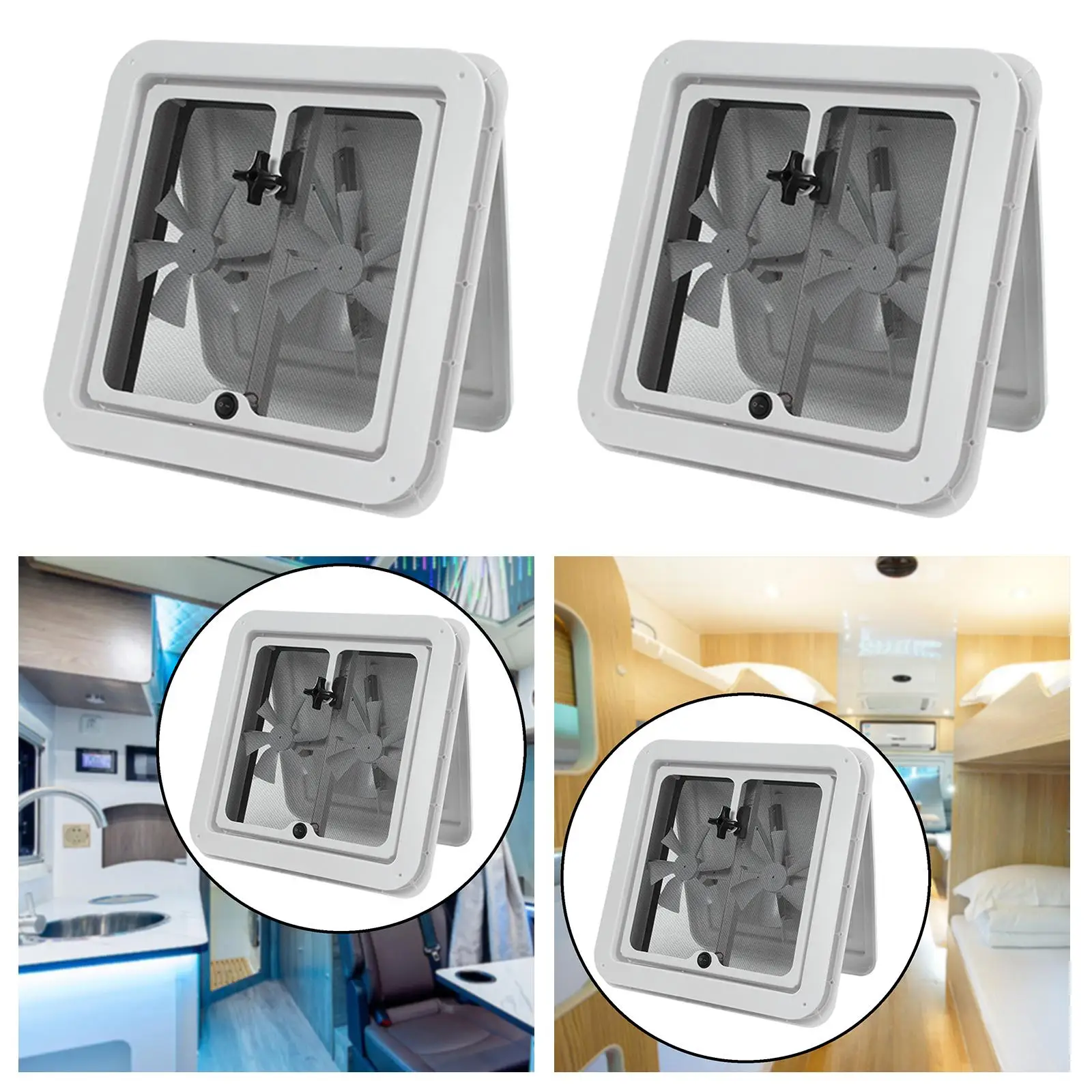 RV Roof Vent Fan 14&quot Iinterior for Camper Van Trailer Motorhome
