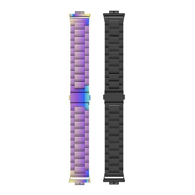 

Hot Stainless Steel Strap For Huawei Watch Fit Fitness Smart Watch Metal Connector Replacement Wrist Band Bracelet