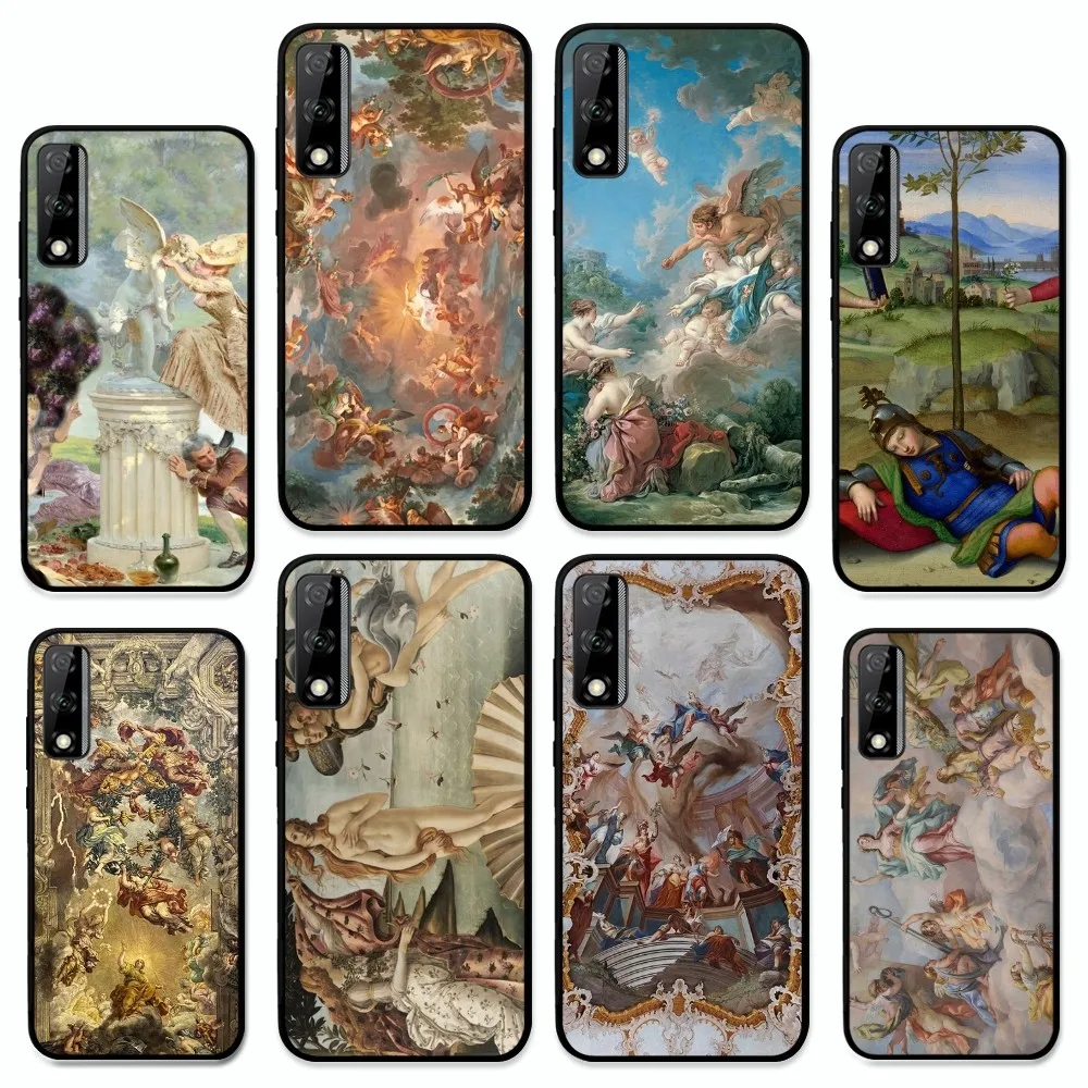 

Renaissance Art Phone Case For Huawei Y9 6 7 5 Prime Enjoy 7s 7 8 Plus 7a 9e 9plus 8E Lite Psmart Shell