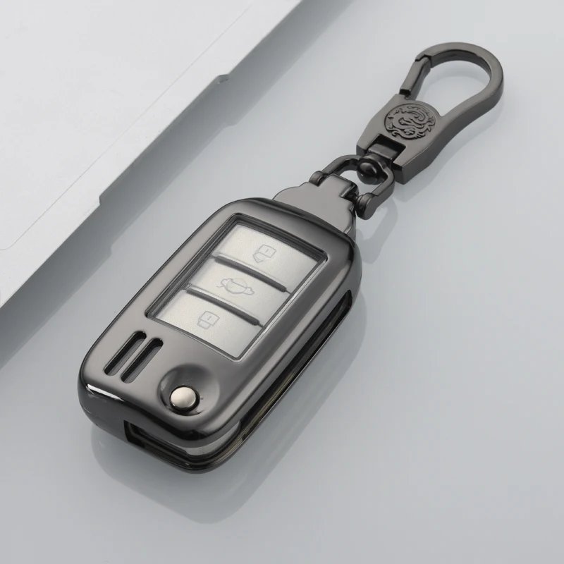 

Zinc Alloy Car Key Cover Case Shell Holder Keychain for Roewe RX5 MG3 MG5 MG6 MG7 MG ZS GT GS 350 360 750 W5 Accessories