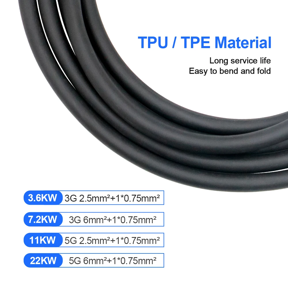 Зарядное устройство Kolanky EV 16 А 11 кВт тип 2 таймер IEC 62169 электрическое зарядное