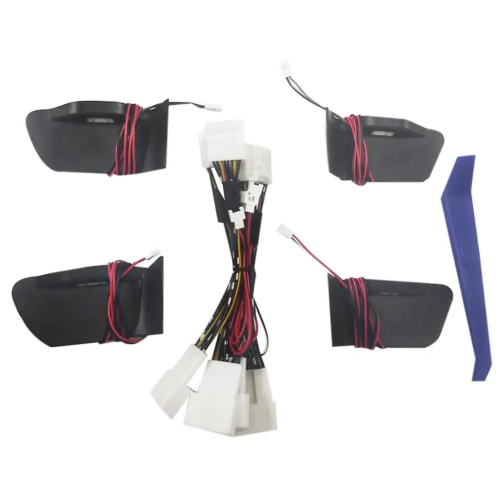 Автомобильная дверная ручка Чаша атмосфера фотоинтерьер светодиодная синяя