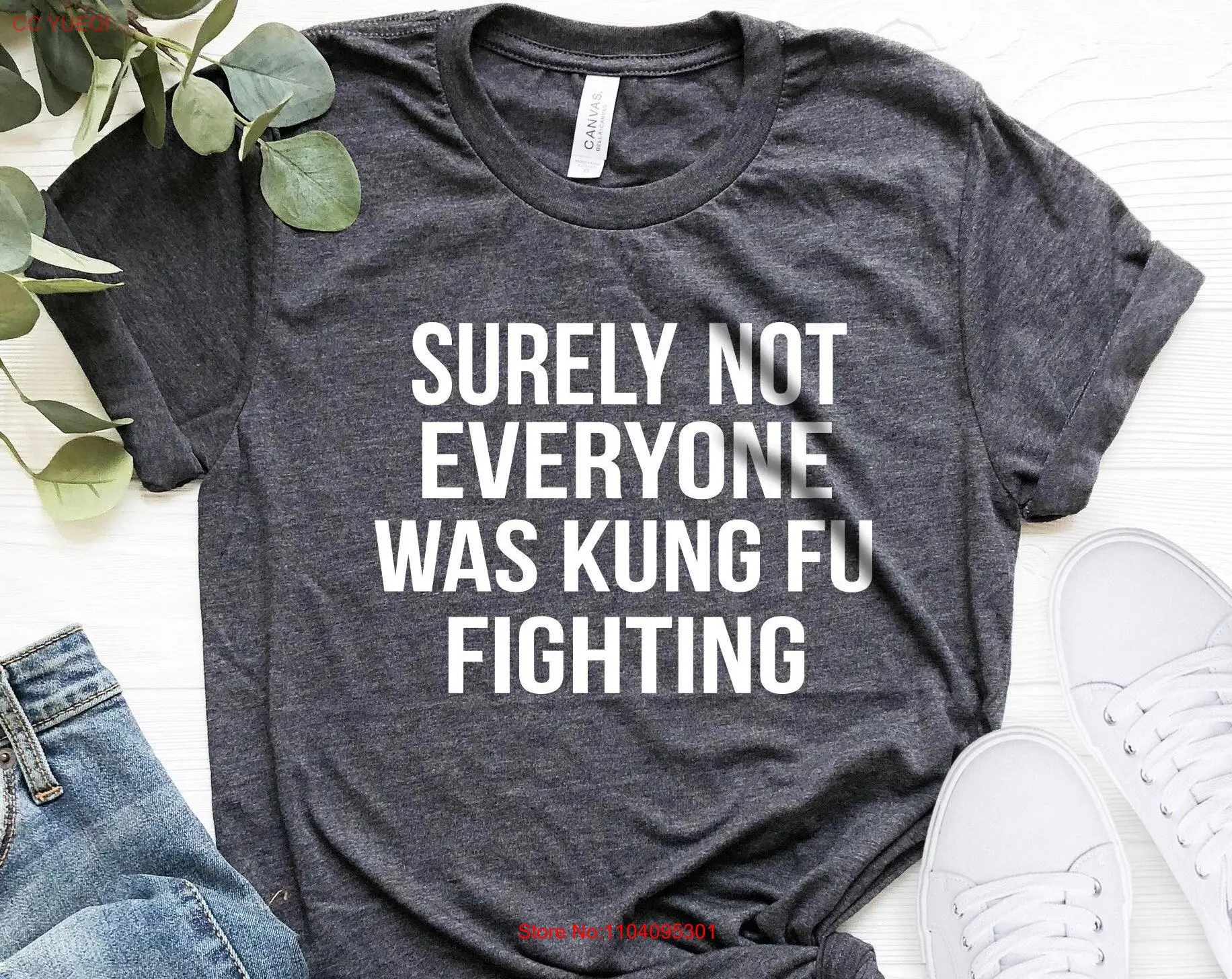 Футболка Серно не все было кунг-фу забавная мужская футболка с длинными или
