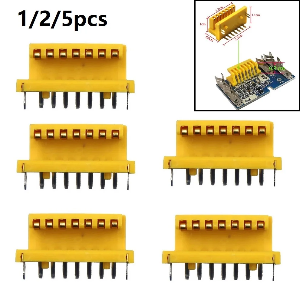 For 18V BL1850 BL1830 PCB Charging Protection Board Connector Terminal 1/2/5pcs Li-ion Battery PCB Connectors