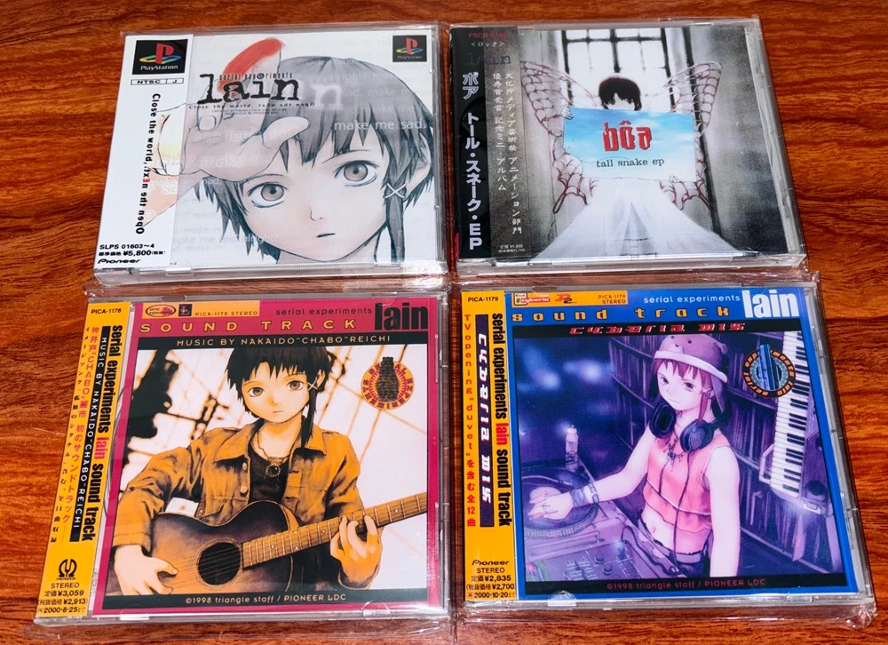 

Музыкальный компакт-диск Serial Experiments Lain Greatest Hits OST 3 шт