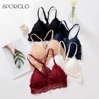sporclo 1 piece sexy lace padded bra for women 5 colors y line straps brassiere female 34 cup comfortable adjustable underwear