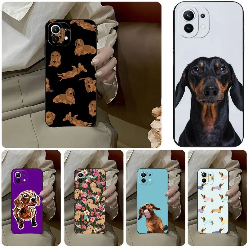 

Dachshund Dog Phone Case For Xiaomi Mi 12 12Pro 11T 11 11i 11x 9t 10t Redmi 9 8 Poco M3 Pro X3 Nfc F3 Cover