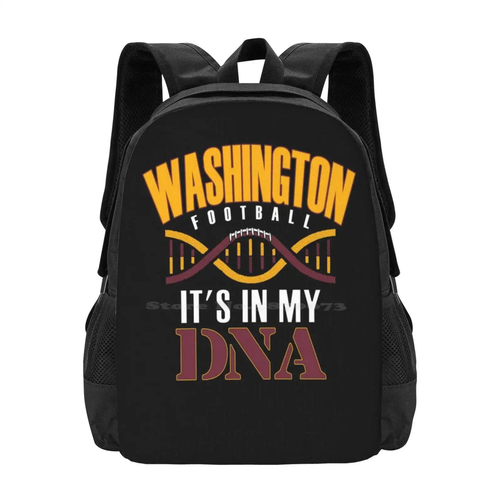 

Washington Pro Football Funny Its In My Dna Hot Sale Backpack Fashion Bags Washington Football Team Funny Washington Washington