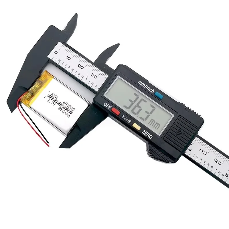 Фото Высококачественные литий-полимерные аккумуляторы 402535 3.7V 350mAh для умных электрических массажеров, косметических приборов, автомобильных видеорегистраторов, перезаряжаемые батареи №4