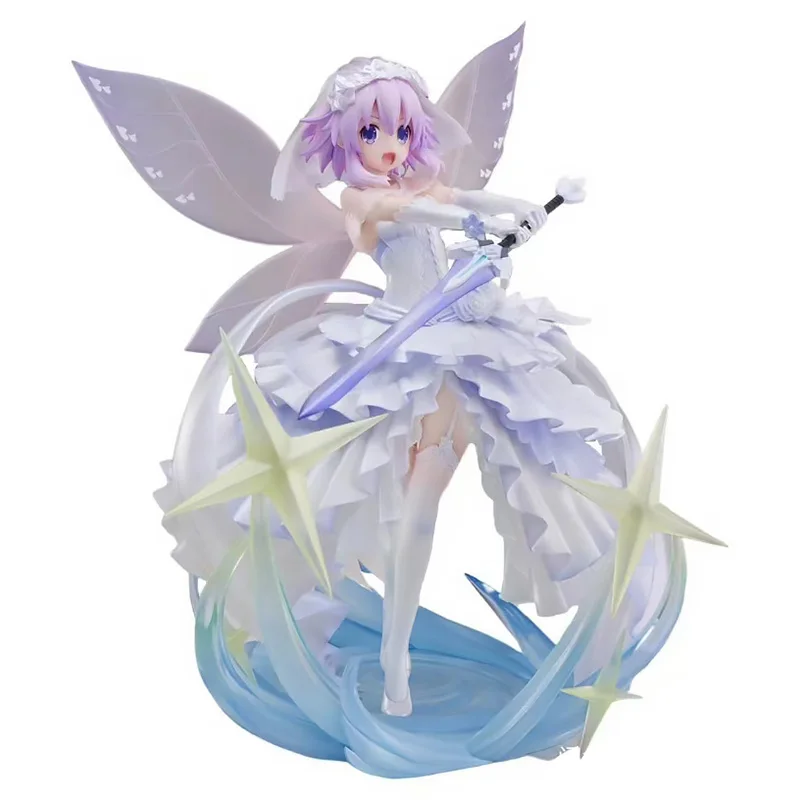 

In Stock Original 1/7 Alice Glint Broccoli Neptune Super Dimensional Game: Neptune 22.3CM Collection Action Figure Toys Gifts