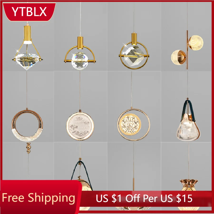 

Современные подвесные лампы, маленькая Скандинавская лампа для спальни, прикроватного столика, креативный настенный светильник для ресторана, гостиной, телевизора