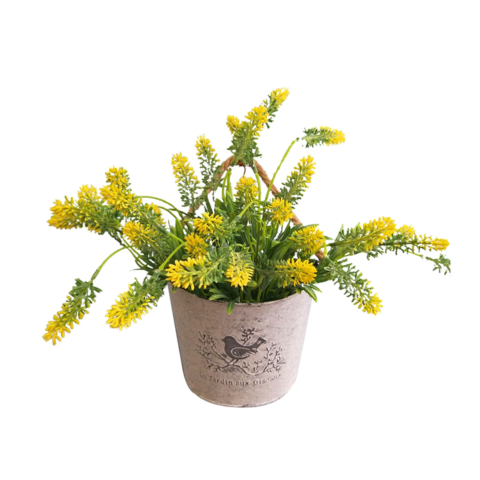 

Портативный подвесной садовый горшок для выращивания цветов в стиле ретро, 5 шт.