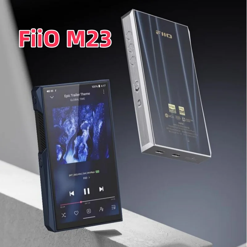 Hi-Fi плеер FiiO M23 портативный музыкальный с поддержкой Android 10 усилителем USB разъемом