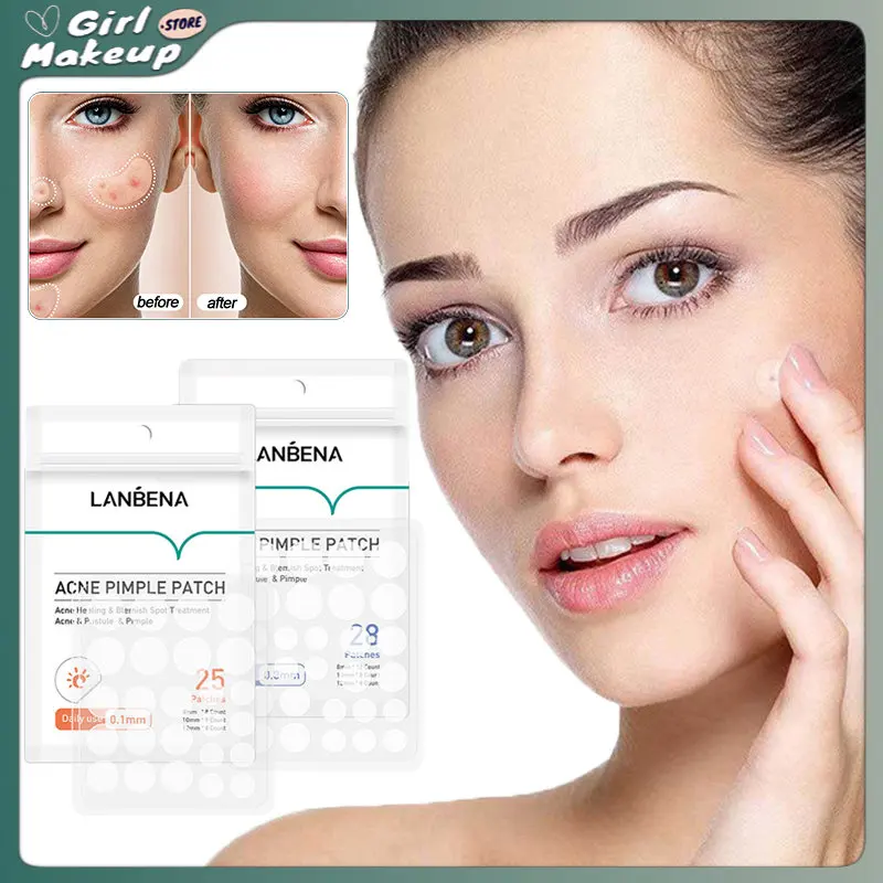 

0.3mm Thick Invisible Acne Pimple Patch Acne Clip Reduce Acne Marks Blemish Treatment Tea Tree Daily & Night Use Face Skin Care