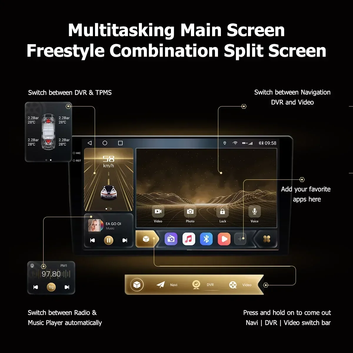 Ownice K6+ 2K для Jeep Grand Cherokee WK2 2010-2013 Автомобильный радиоприемник Мультимедийный