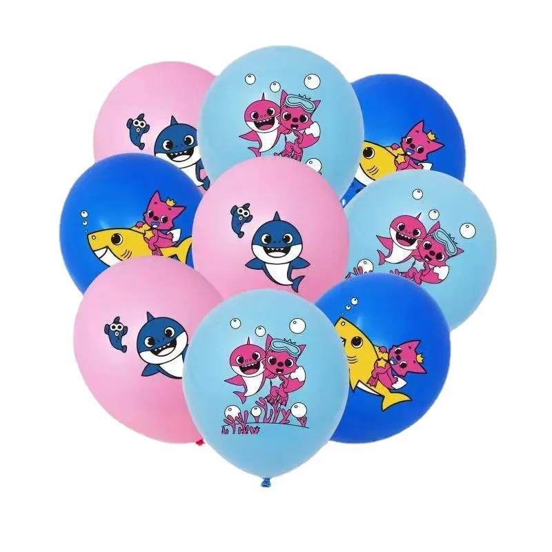 Воздушный шар в стиле акулы украшение на день рождения ребенка детский набор с