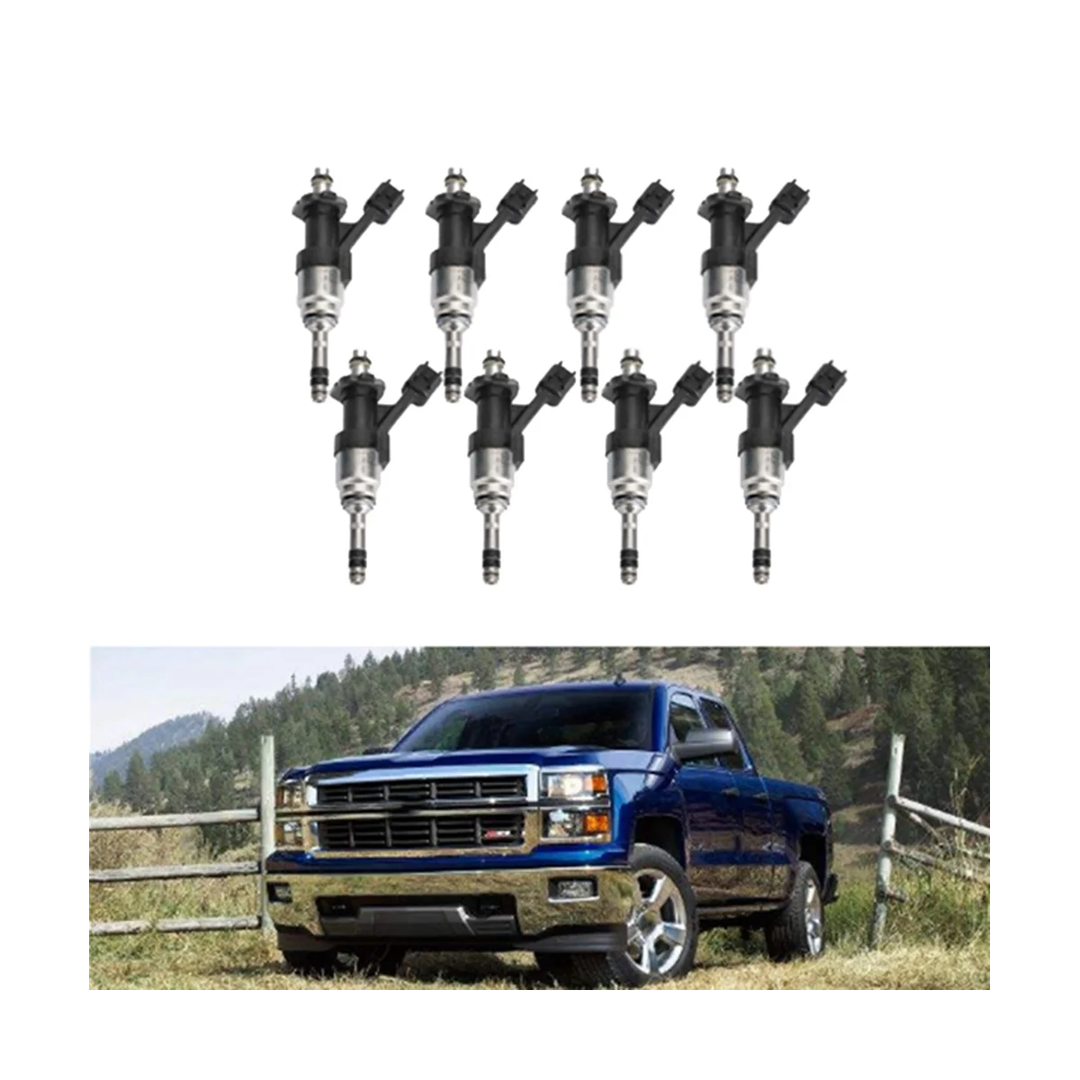 8 шт. 12668390 топливный инжектор масляная насадка для Chevrolet Silverado 1500 GMC Sierra 2014-2021 12623116