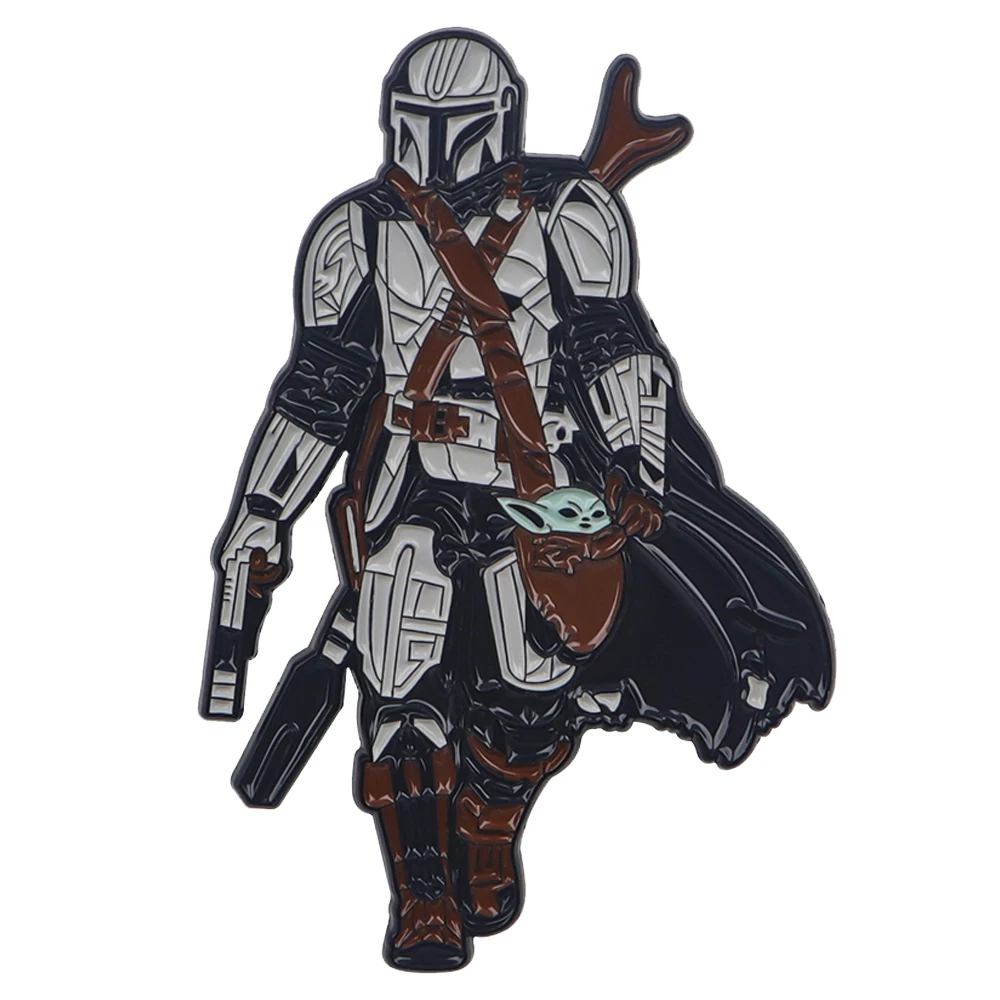 Эмалированные значки крутого рыцаря на рюкзаке булавки для лацканов броши