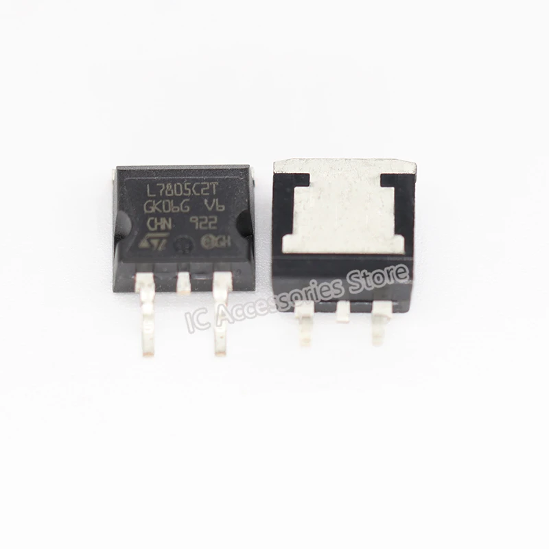 

10pcs L7805CD2T-TR SMD TO-263 L7805C2T three-terminal voltage regulator 1.5A original authentic