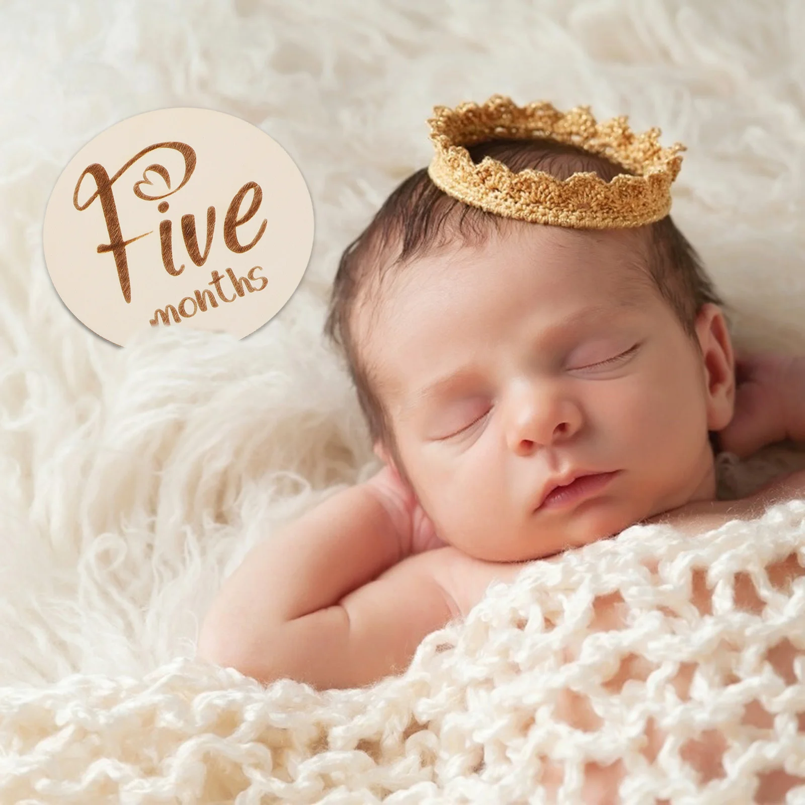 6 шт. двусторонний реквизит для фотосессии детские ежемесячные открытки эмблемы