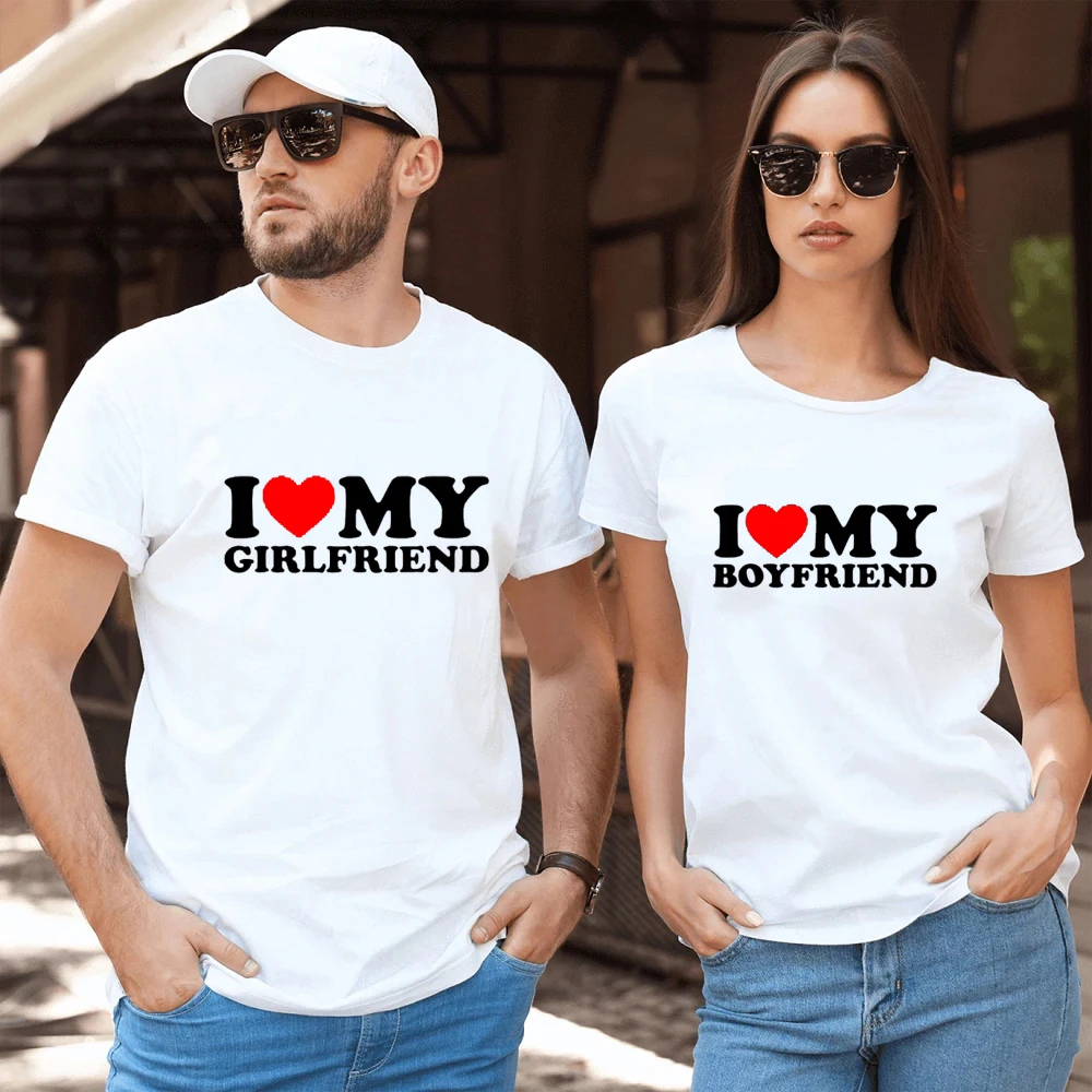 

I Love my girlfriend t shirt My Girlfriend Shirt So Please Stay Away From Me Funny BF GF Sayings Quote Valentine Tee Tops