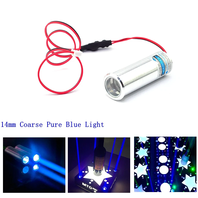 

1 шт. 100 нм МВт чистый синий лазерный диодный модуль точечный толстый луч сцсветильник свет 5 В