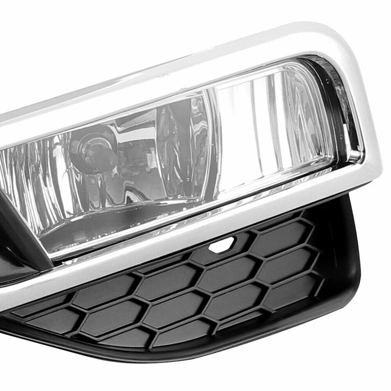 1 пара передних галогенных противотуманных фар + хромированная рамка проводка