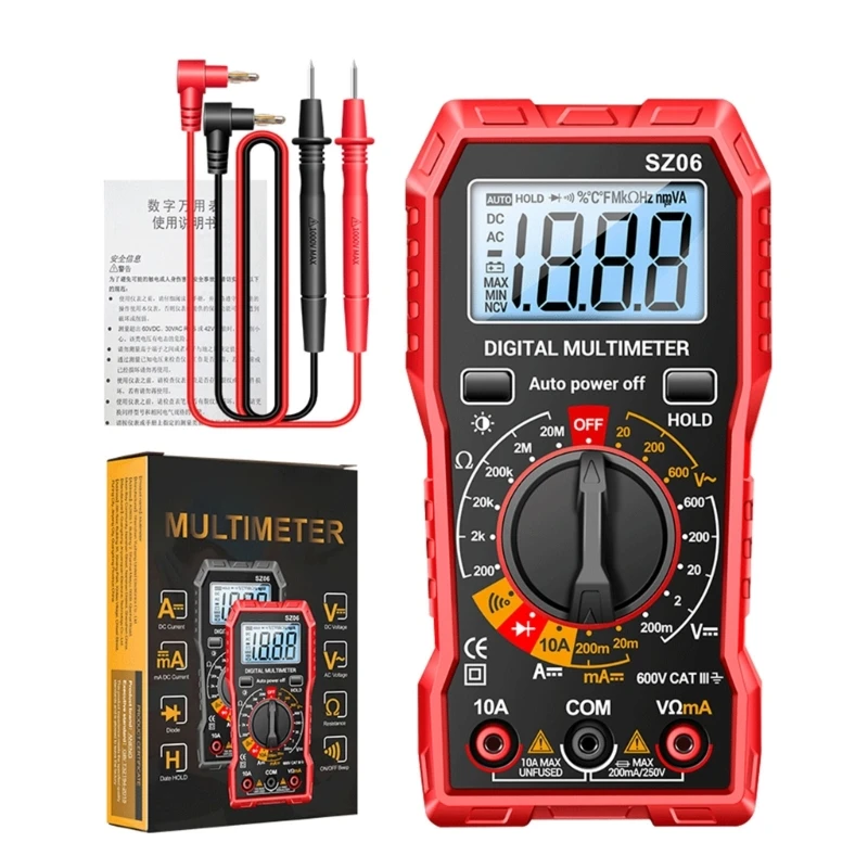 Мультиметр ЖК-экран с подсветкой