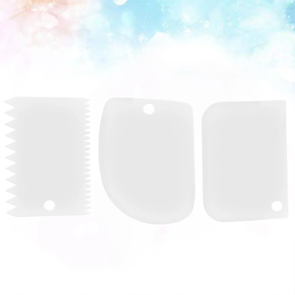 

Cake Scraper Icing Spatula Kitchen Bowl Cream Dough Platic Pastry Decorating Tool. Smoother Smoothing Baking